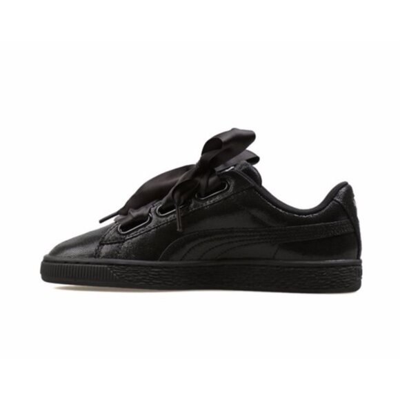 PUMA Women's Basket Heart Night Sky Shoes - Black - Picture 9 of 9